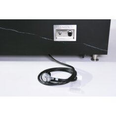 Loungetisch mit Gas Feuerstelle Elementi+ Varna, Marmor- Design, Bulgarien Black