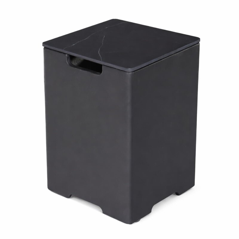 Elementi Gasflaschenabdeckung, Marmor- Optik, Bulgarien- Schwarz