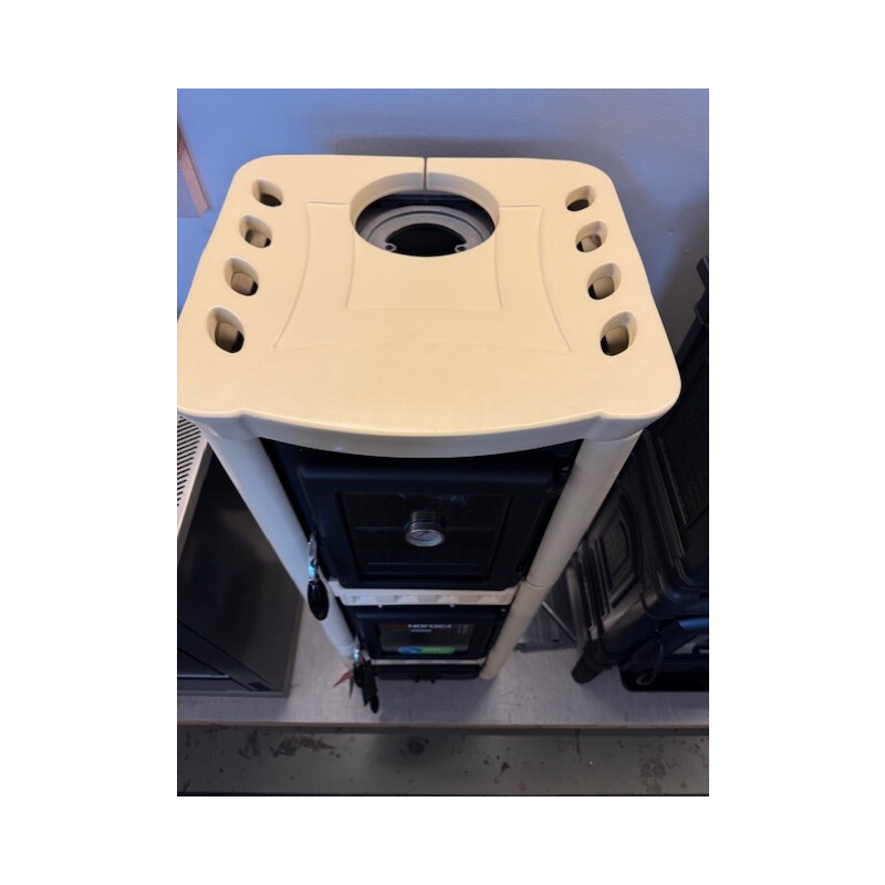 Kaminofen La Nordica Gaia Forno Pergamentbeige - 6 KW - B-Ware