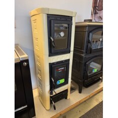 Kaminofen La Nordica Gaia Forno Pergamentbeige - 6 KW -...