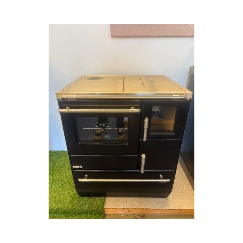 Wamsler Küchenherd K 128 F - Anschluss links, Stahlplatte - 7 kW - Schwarz- AUSSTELLUNGSSTÜCK