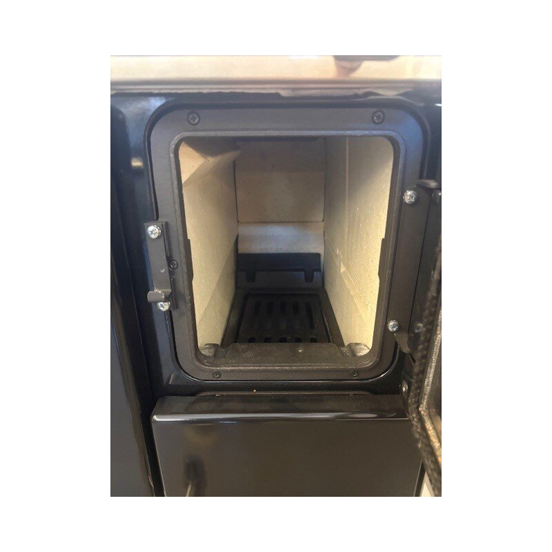 Wamsler Küchenherd K 128 F - Anschluss links, Stahlplatte - 7 kW - Schwarz- AUSSTELLUNGSSTÜCK