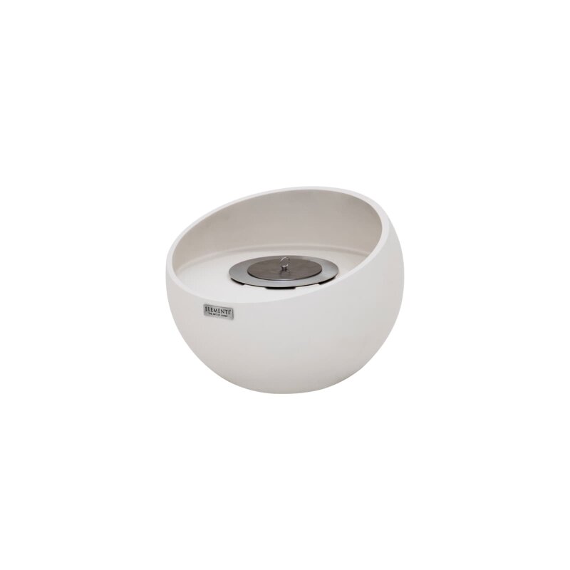 Bio Ethanol Feuerstelle Elementi Firenze S, Cremeweiß
