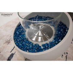 Bio Ethanol Feuerstelle Elementi Firenze S, Cremewei&szlig;
