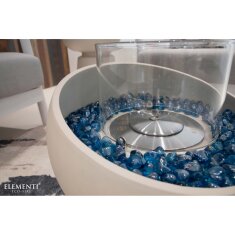 Bio Ethanol Feuerstelle Elementi Firenze S, Cremewei&szlig;