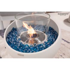 Bio Ethanol Feuerstelle Elementi Firenze S, Cremewei&szlig;