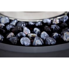 Bio Ethanol Feuerstelle Elementi Torre M, Schieferschwarz