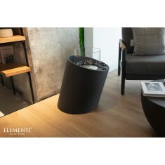 Bio Ethanol Feuerstelle Elementi Torre M, Schieferschwarz