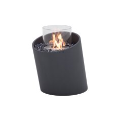 Bio Ethanol Feuerstelle Elementi Torre M, Schieferschwarz