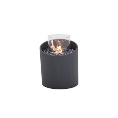 Bio Ethanol Feuerstelle Elementi Torre M, Schieferschwarz