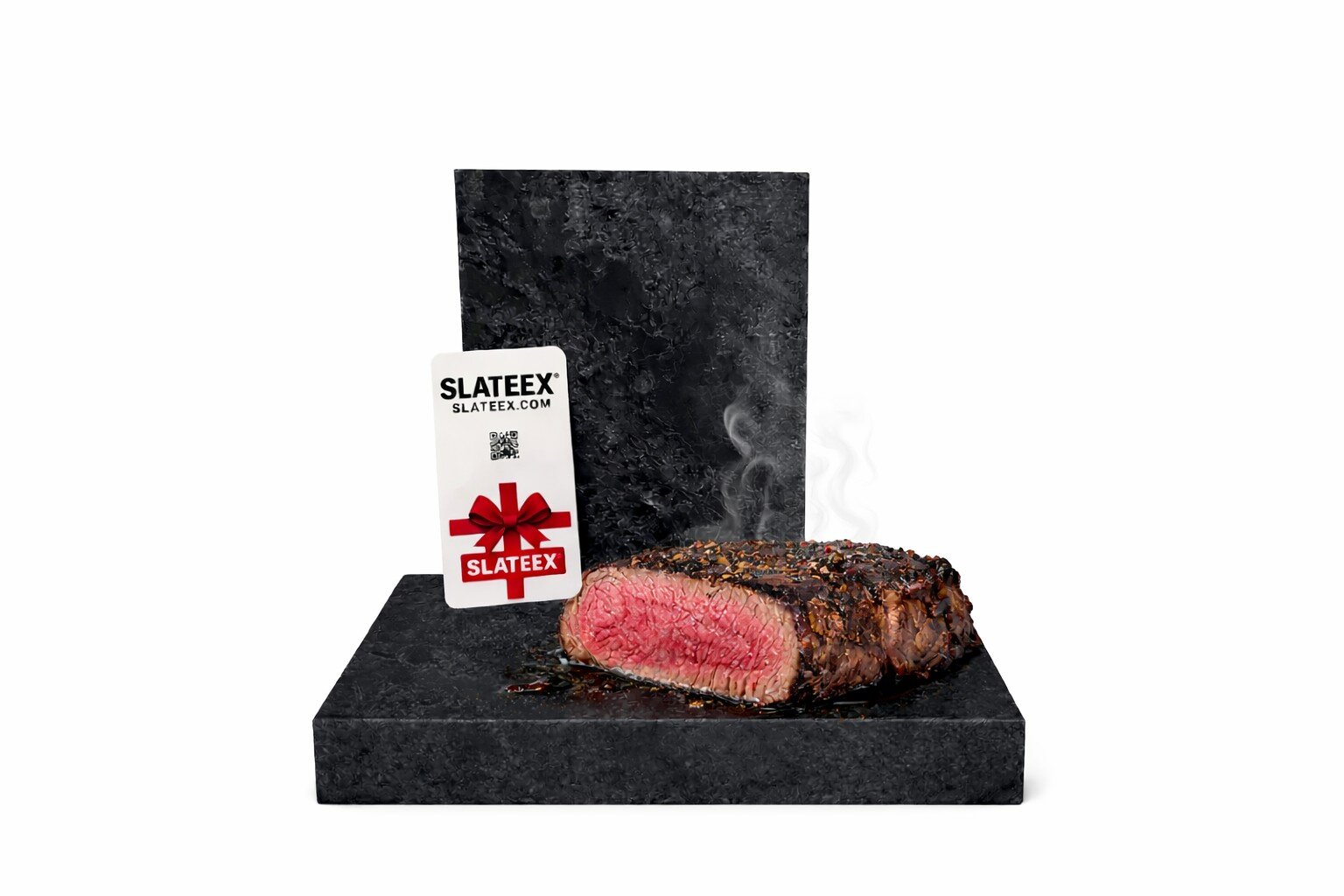 Slateex Grillstein aus Speckstein 20 x 13 x 3cm