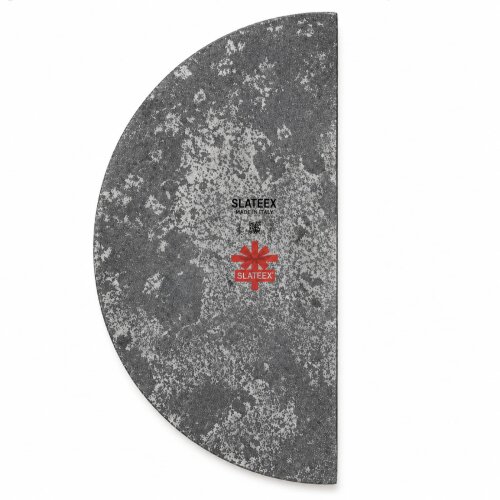 Slateex Halbmond Grillstein aus Speckstein für Big...