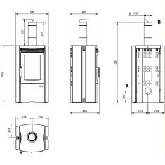 Kaminofen La Nordica Ester 5.0 - 8 kW - Vulcan