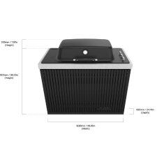 Everdure Seabreeze BBQ Modul f&uuml;r Built-in Grill Furnace, Schwarz