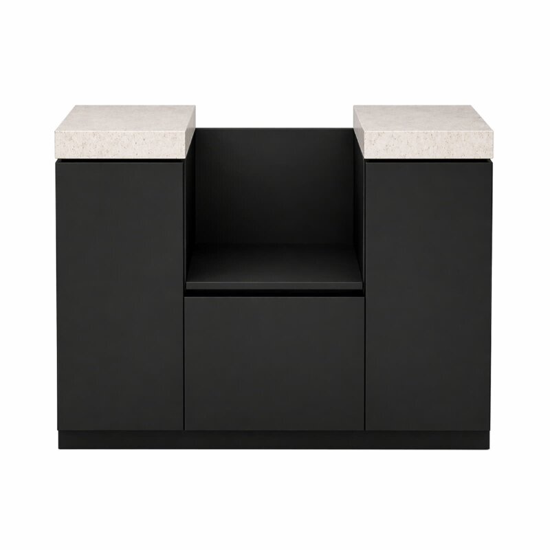 Everdure Seabreeze BBQ Modul für 4K und K1 Kamado, Schwarz