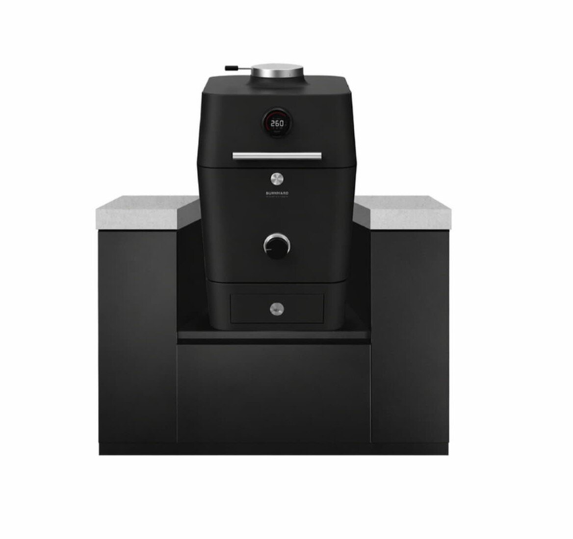 Everdure Seabreeze BBQ Modul für 4K und K1 Kamado, Schwarz