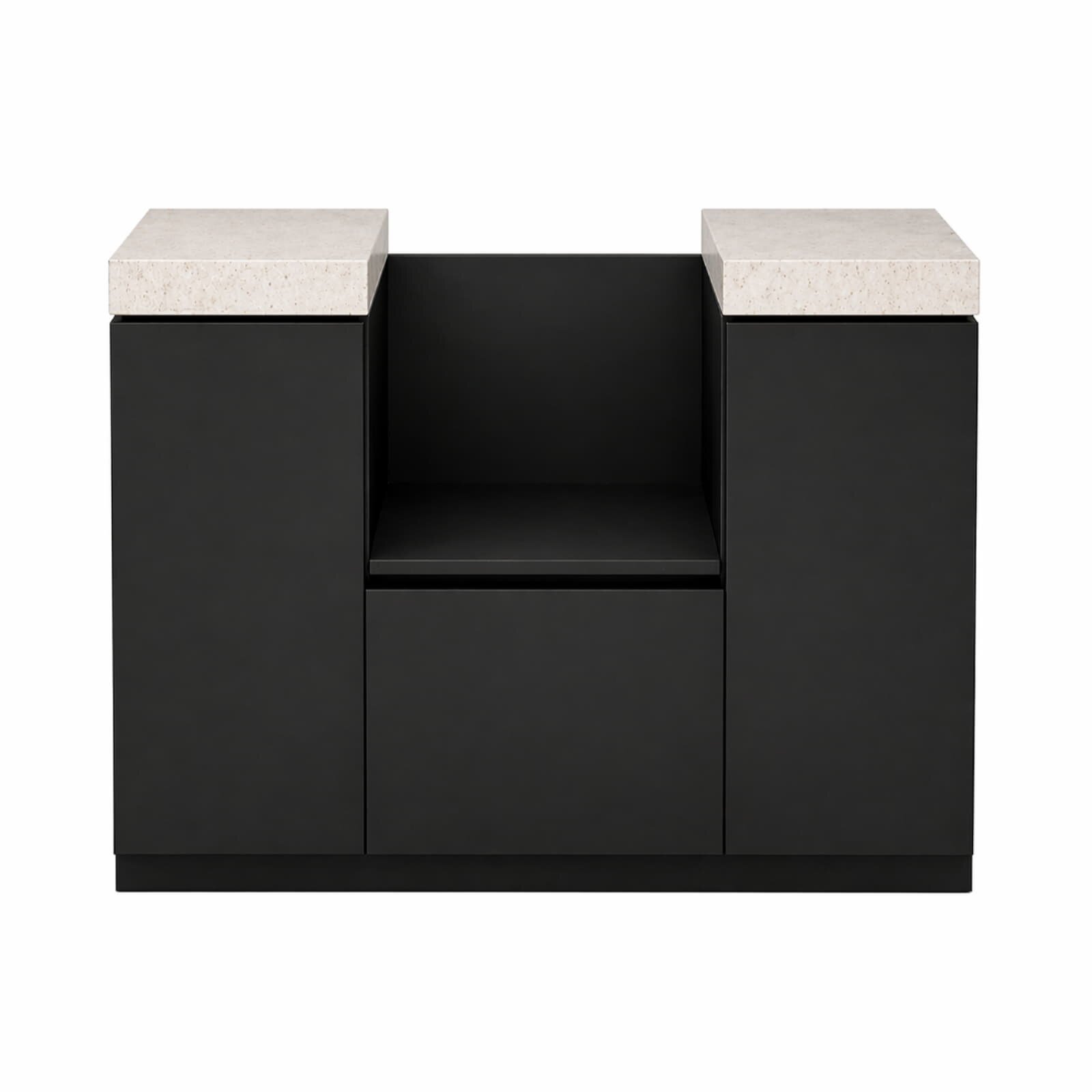 Everdure Seabreeze BBQ Modul für 4K und K1 Kamado, Schwarz