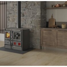 K&uuml;chenherd wassergef&uuml;hrt La Nordica TermoRosa XXL DSA 16 Steel - 16,8 kW - Anthrazit Schwarz
