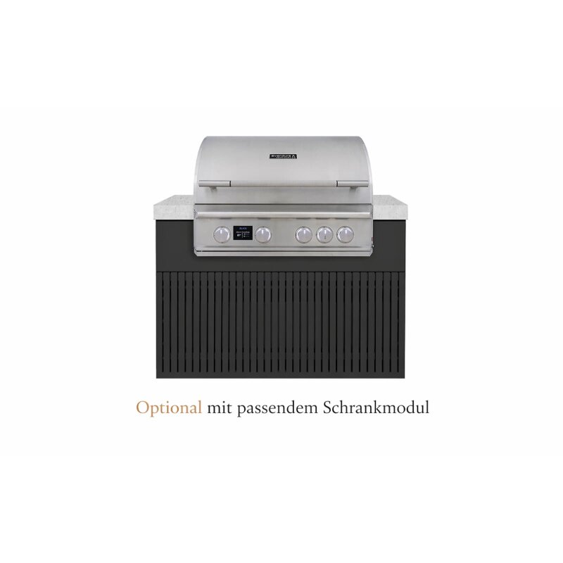 Everdure Einbau- Gasgrill Blaze 32" 4B Premium LTE Pro, Silber