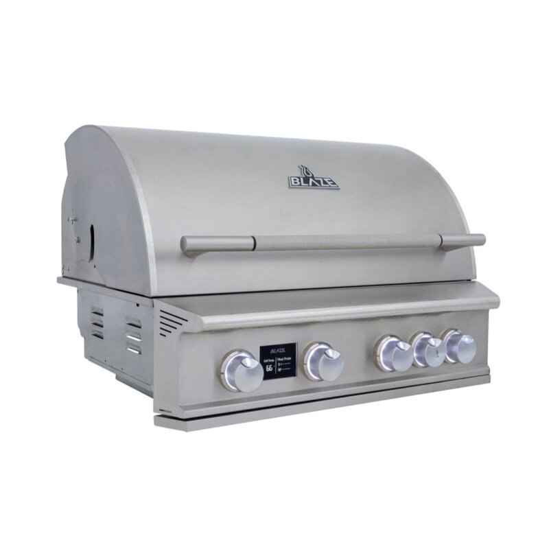 Everdure Einbau- Gasgrill Blaze 32" 4B Premium LTE Pro, Silber