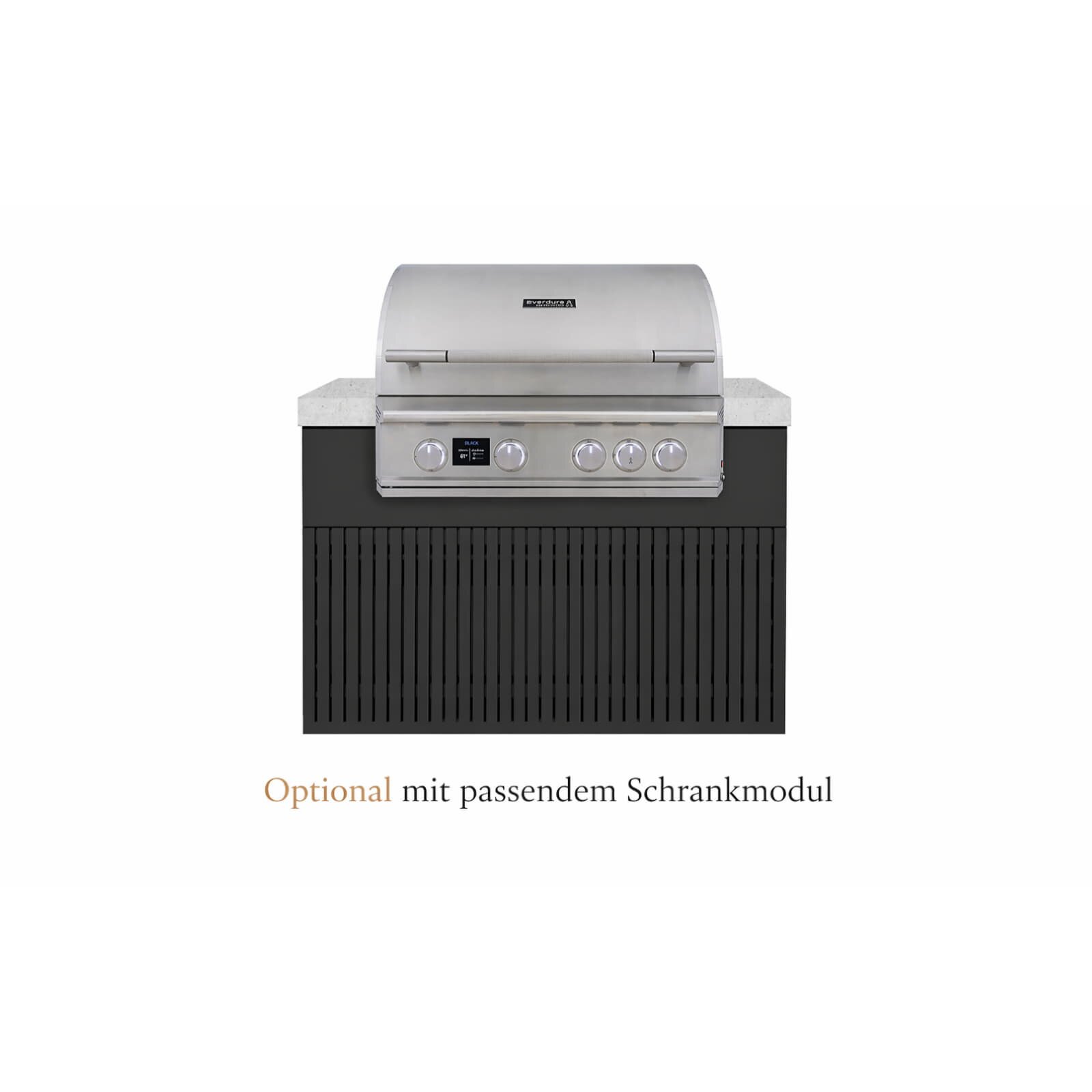 Everdure Einbau- Gasgrill Blaze 32" 4B Premium LTE Pro, Silber