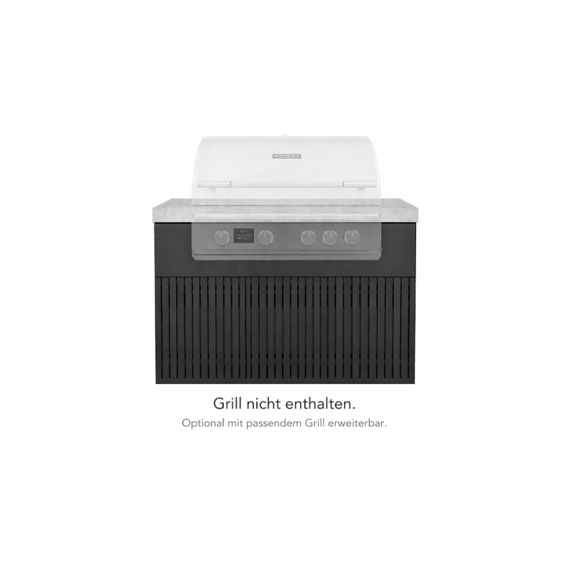 Everdure Seabreeze BBQ Modul für Built-in Grill 32" 4- Brenner LTE+ und LTE Pro, Schwarz