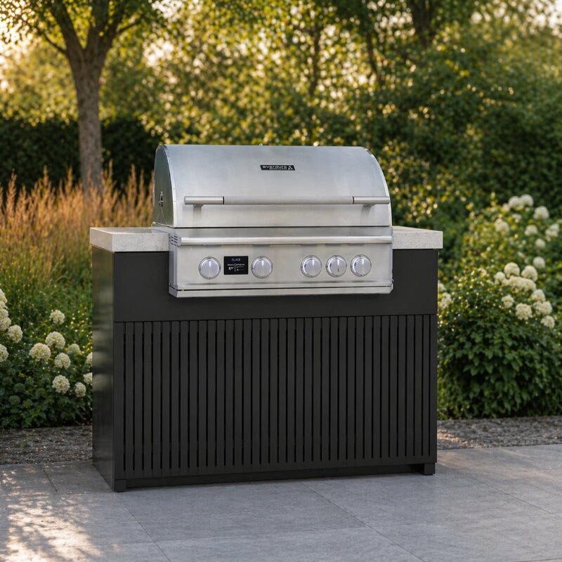 Everdure Seabreeze BBQ Modul für Built-in Grill 32" 4- Brenner LTE+ und LTE Pro, Schwarz