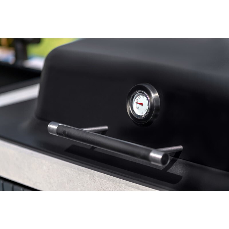 Everdure Einbau- Gasgrill Furnace inkl. Haube, Schwarz