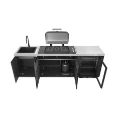 Everdure Seabreeze Einbau- Gasgrill Furnace inkl. Haube, Schwarz