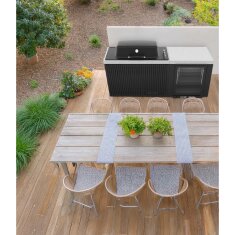 Everdure Seabreeze Einbau- Gasgrill Furnace inkl. Haube, Schwarz