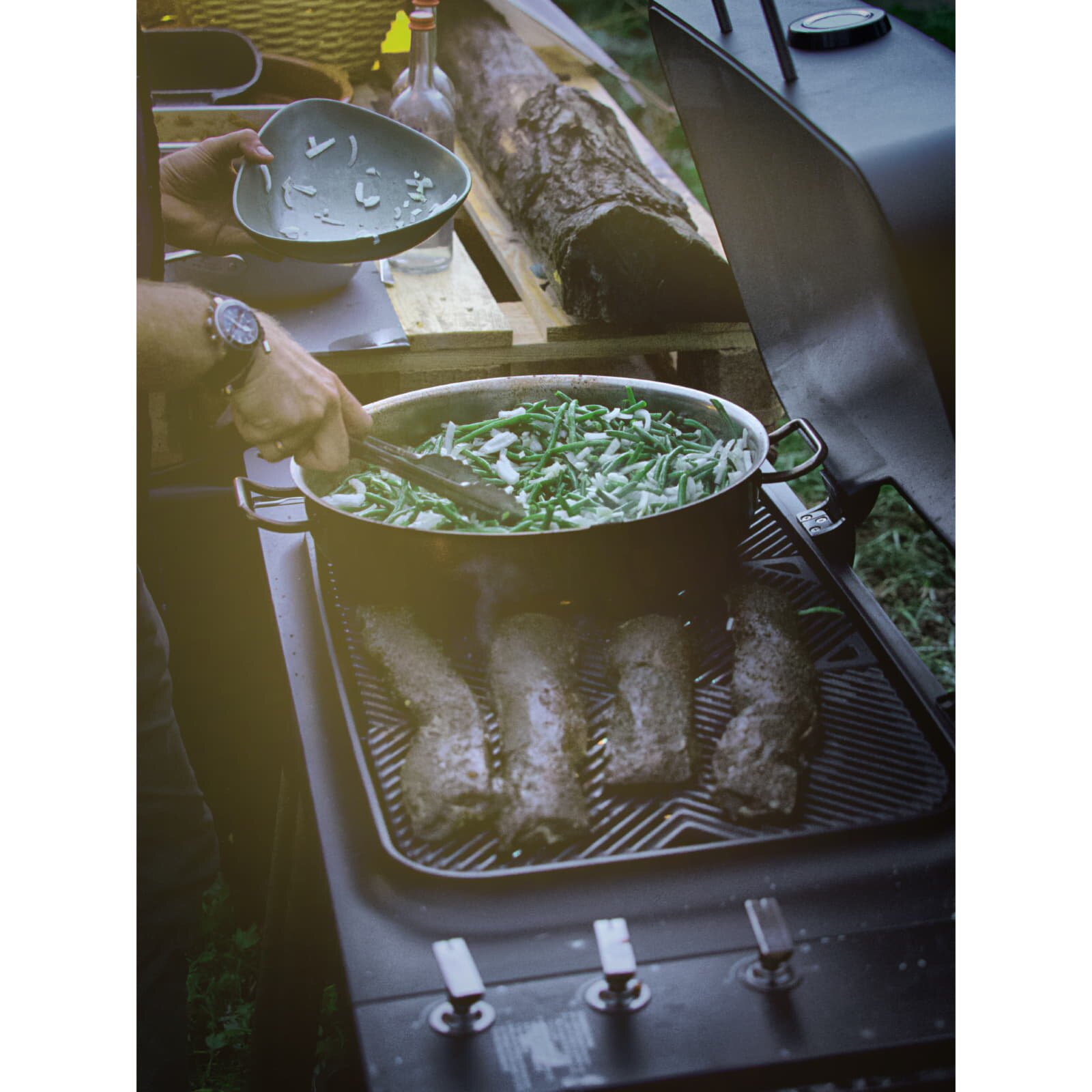 Everdure Einbau- Gasgrill Furnace inkl. Haube, Schwarz