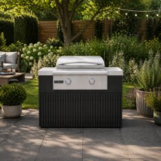 Everdure Seabreeze BBQ Modul f&uuml;r Built-in Grill LTE+ Gas Griddle, Schwarz