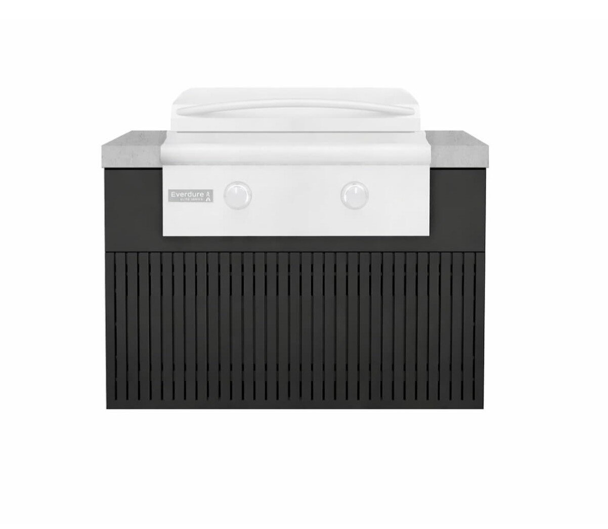 Everdure Seabreeze BBQ Modul für Built-in Grill LTE+ Gas Griddle, Schwarz