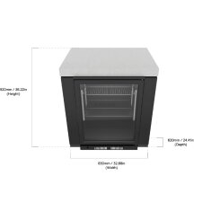 Everdure Seabreeze Modul f&uuml;r K&uuml;hlschrank, Schwarz