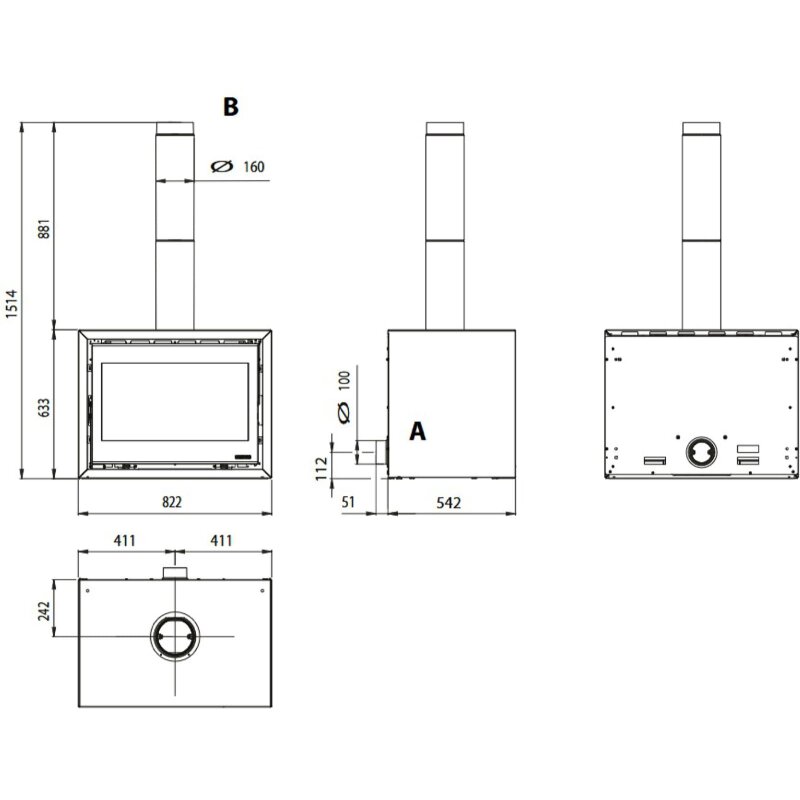 Kaminofen La Nordica Prestige Line - Dante 16 - 12,4 kW