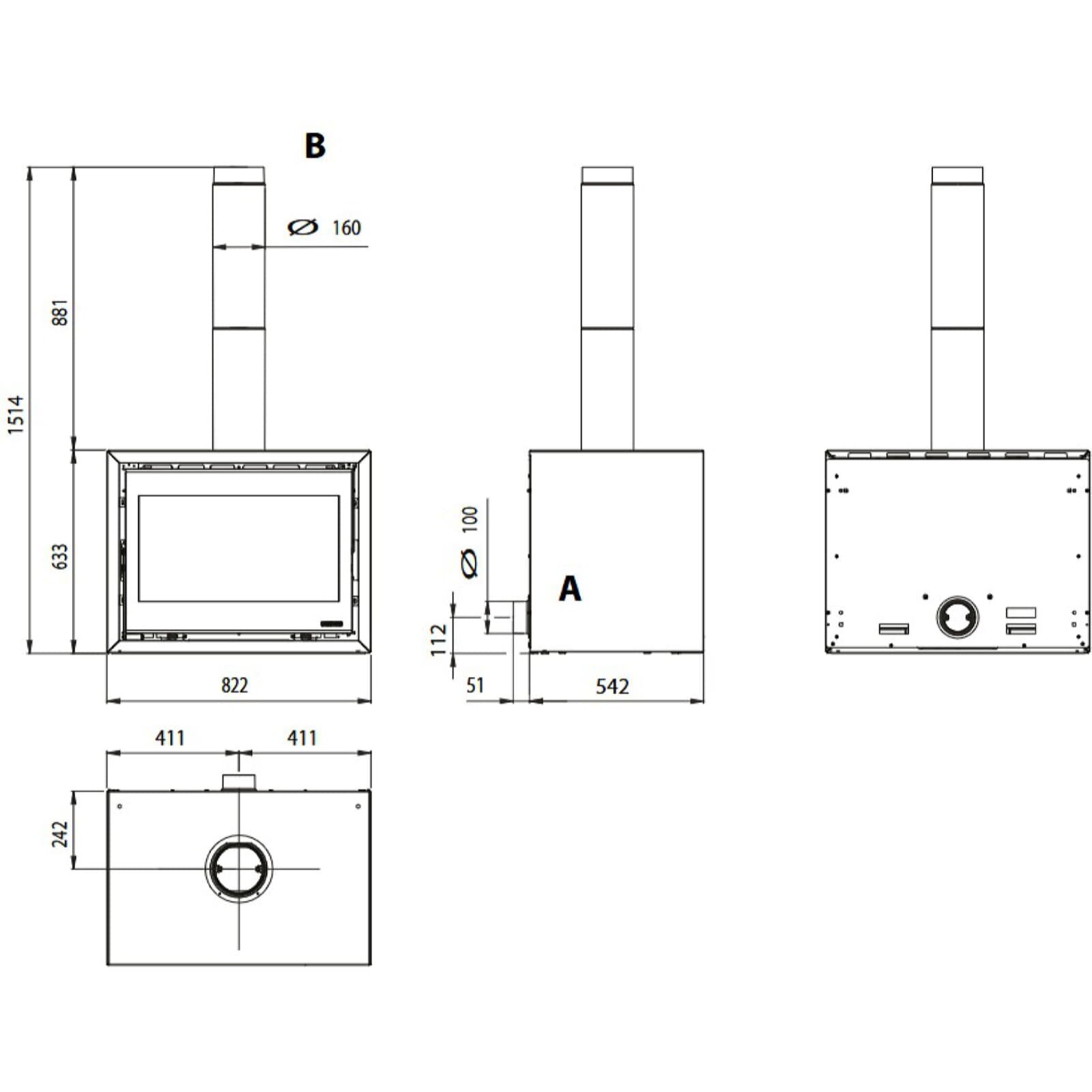 Kaminofen La Nordica Prestige Line - Dante 16 - 12,4 kW