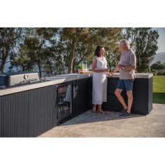 Everdure Seabreeze Outdoor K&uuml;hlschrank - 128 Liter, Schwarz