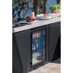 Everdure Seabreeze Outdoor K&uuml;hlschrank - 128 Liter, Schwarz