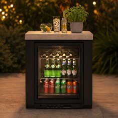 Everdure Seabreeze Outdoor K&uuml;hlschrank - 128 Liter, Schwarz