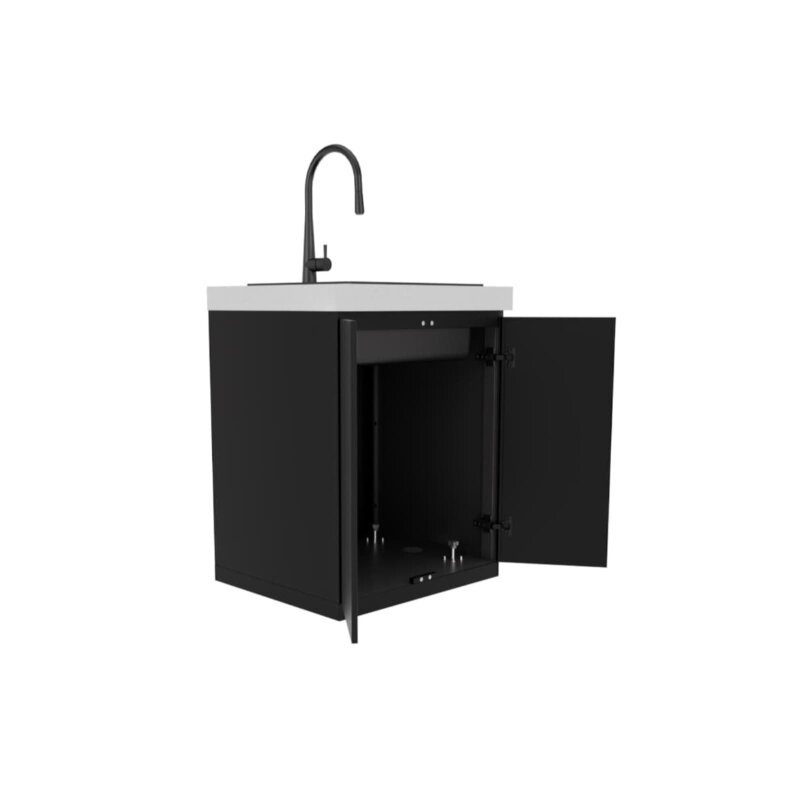 Everdure Seabreeze Outdoorküche Spülbecken- Modul inkl. Wasserhahn, Schwarz