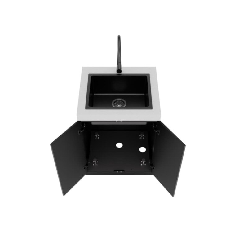Everdure Seabreeze Outdoorküche Spülbecken- Modul inkl. Wasserhahn, Schwarz