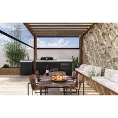 Everdure Seabreeze Outdoork&uuml;che Sp&uuml;lbecken- Modul inkl. Wasserhahn, Schwarz