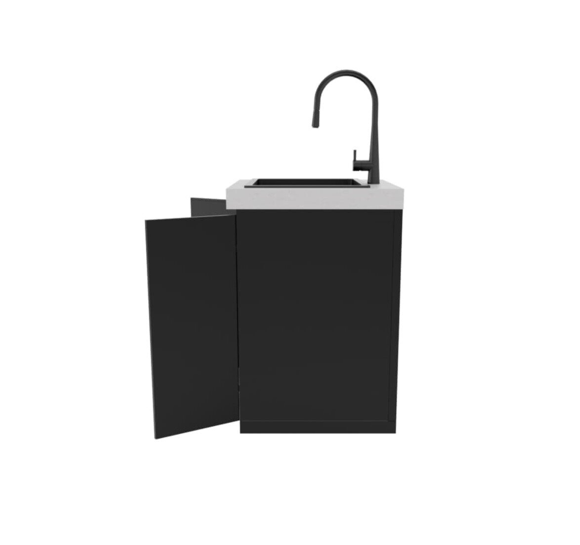 Everdure Seabreeze Outdoorküche Spülbecken- Modul inkl. Wasserhahn, Schwarz