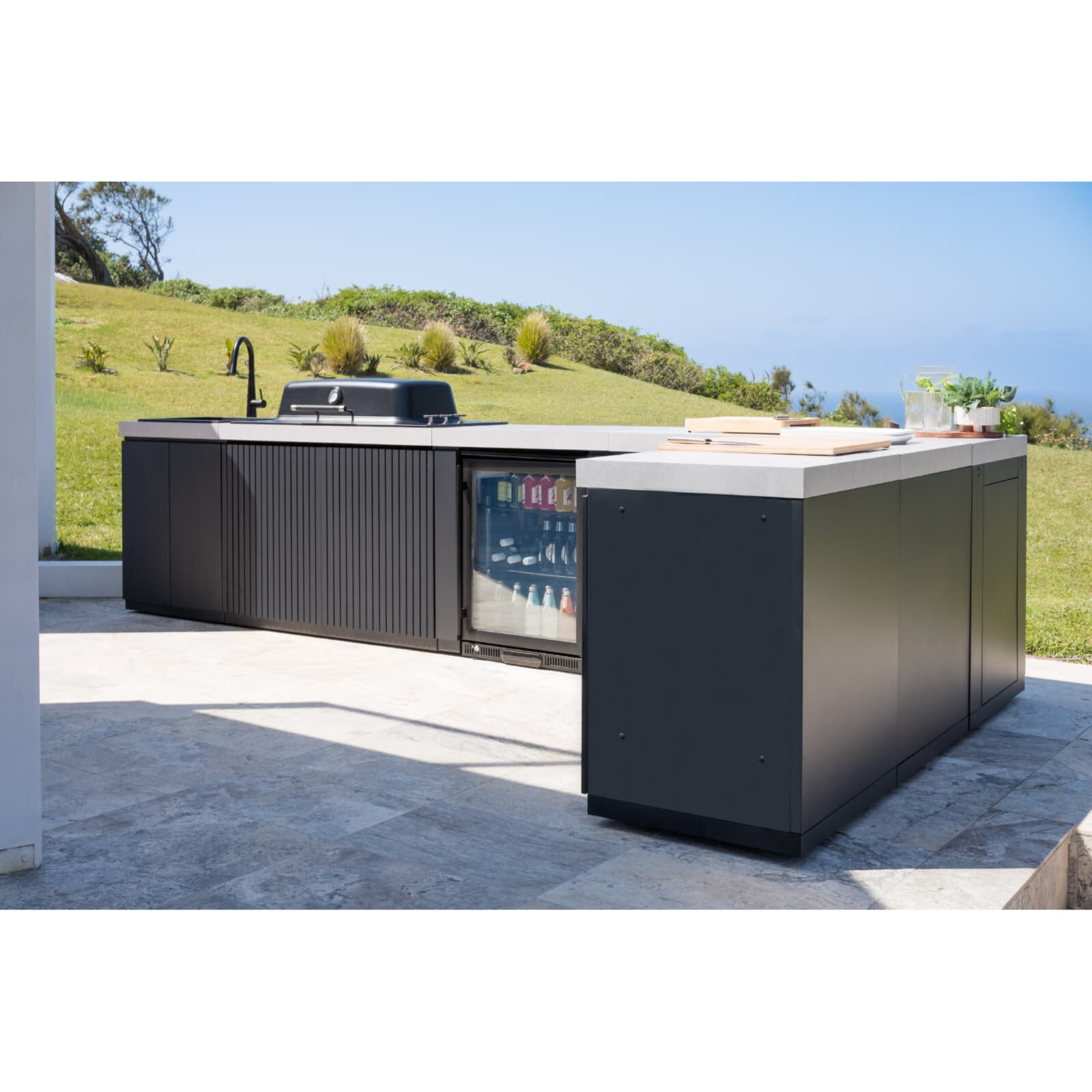 Everdure Seabreeze Outdoorküche Spülbecken- Modul inkl. Wasserhahn, Schwarz