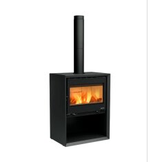 Kaminofen La Nordica Prestige Line - Dante 16 con Portalegna (Holzfach) - 12,4 kW