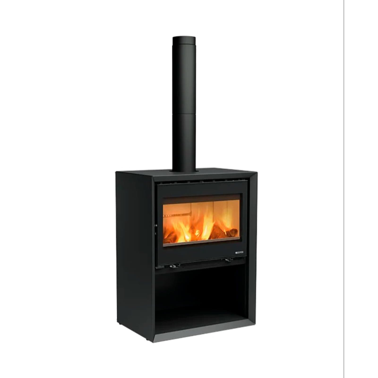 Kaminofen La Nordica Prestige Line - Dante 16 con Portalegna (Holzfach) - 12,4 kW