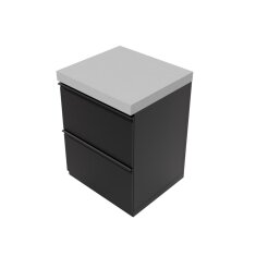 Everdure Seabreeze Outdoork&uuml;che Schrank- Modul mit Doppelschubladen, Schwarz