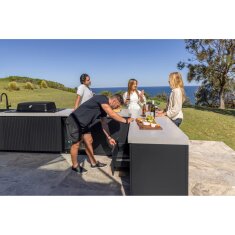 Everdure Seabreeze Outdoork&uuml;che Schrank- Modul mit Doppelschubladen, Schwarz