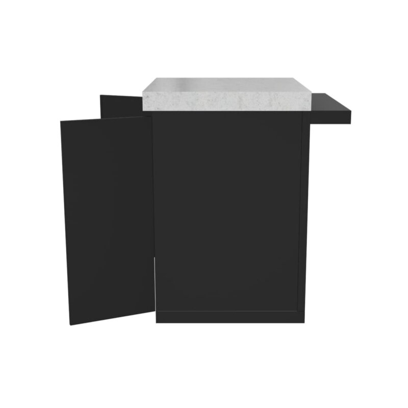 Everdure Seabreeze Outdoorküche Schrank- Modul mit Doppeltüren, Schwarz