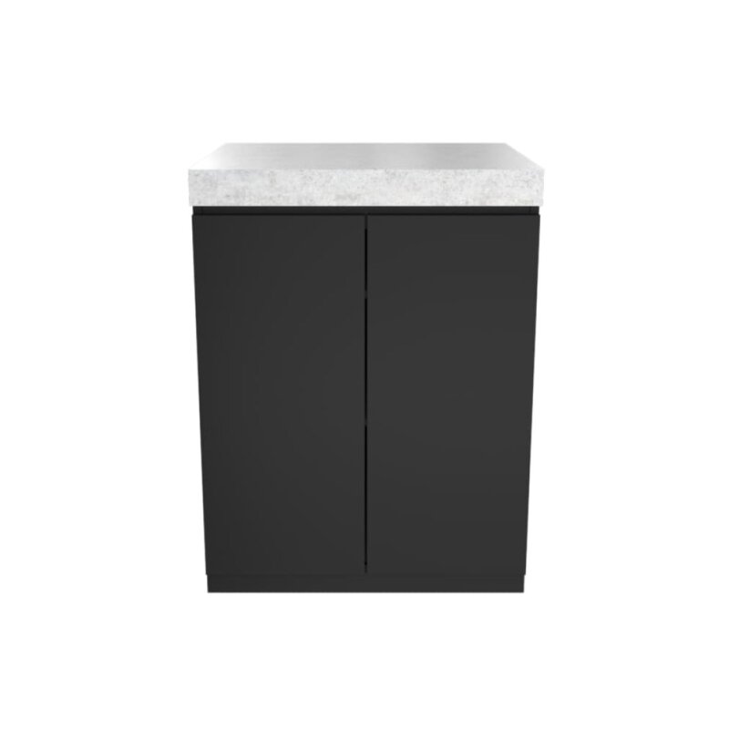 Everdure Seabreeze Outdoorküche Schrank- Modul mit Doppeltüren, Schwarz